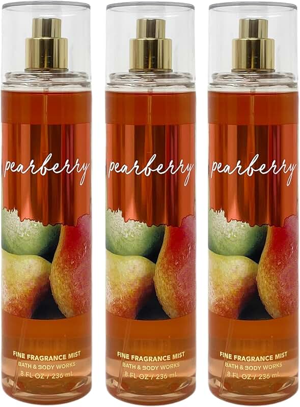 Set of 3 Pearberry Fragrance Mists, 8 oz each