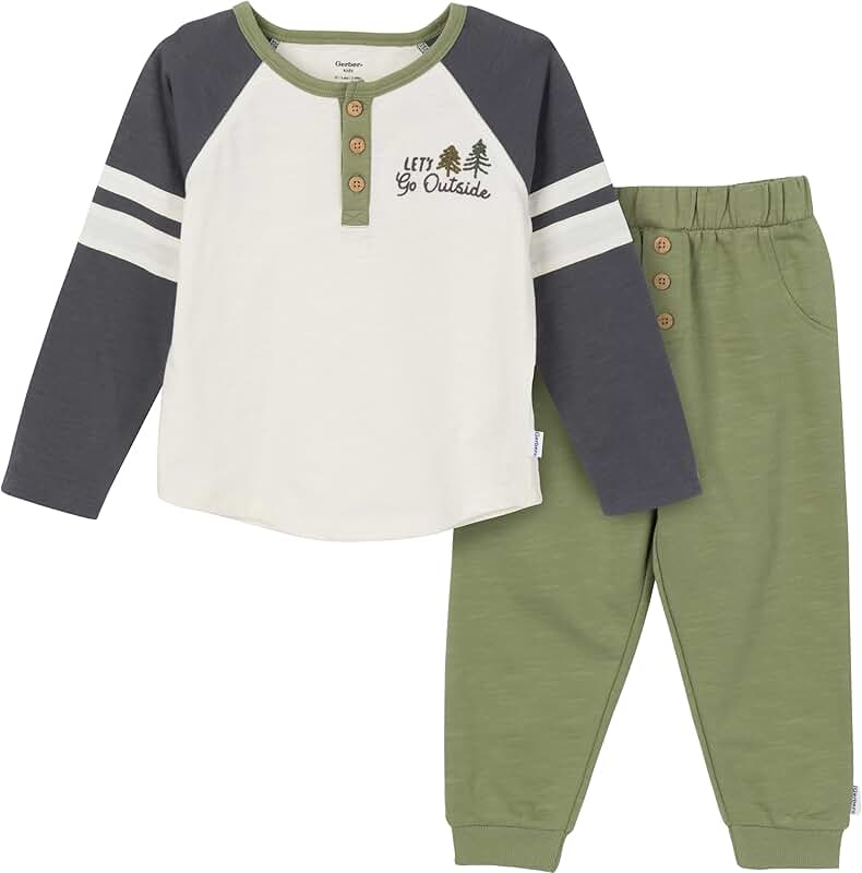 Toddler Boys' 2-Piece Top and Joggers Set