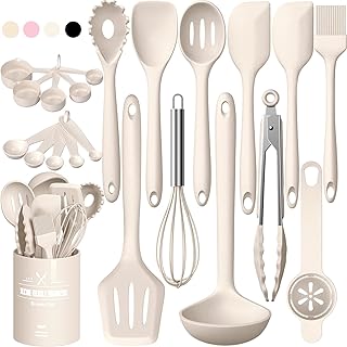 22-Piece Heat-Resistant Silicone Kitchen Utensil Set