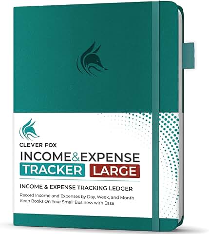 Large Income and Expense Tracker Notebook for Small Business