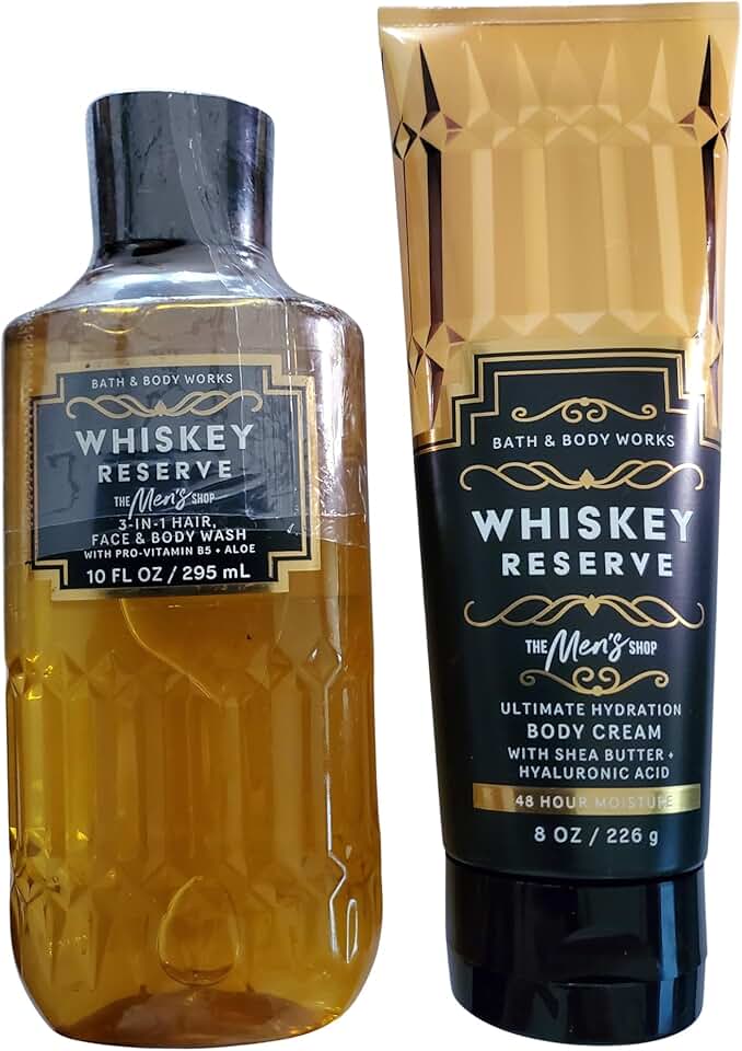 Men's 3-in-1 Hair, Face & Body Wash and Body Cream Set