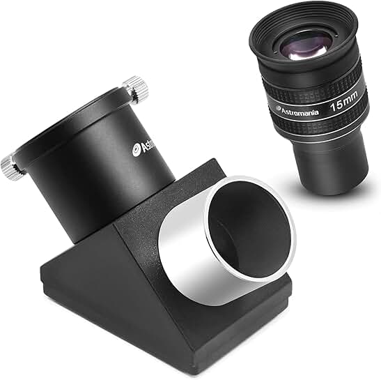 15mm Wide Angle Telescope Eyepiece with 90° Diagonal