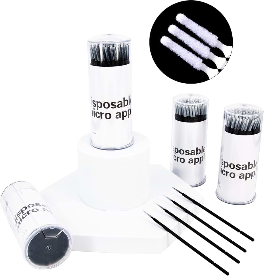 400 Disposable Micro Applicator Brushes for Eyelash and Makeup