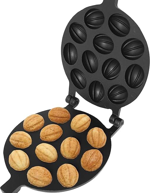 Walnut Cookie Mold, 12-piece Non-stick Set