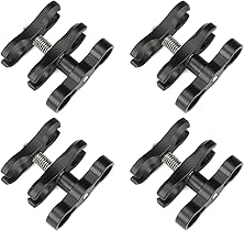 Aluminum Clamp for Diving Light, 4 Pack