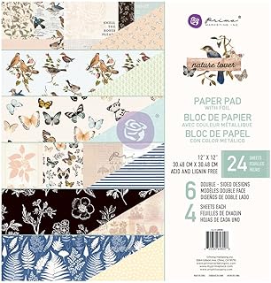 Nature Lover Paper Pad, 12x12, 6 Designs