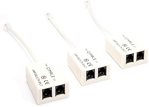 3-Pack Phone Line Noise Filter for DSL and Fax