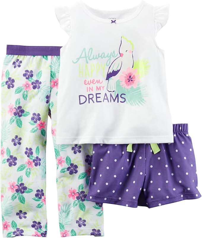 Three-piece poly print for 12 months