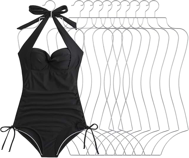 10 Pcs Lingerie and Swimwear Display Hangers