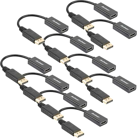 DisplayPort to HDMI Adapter 10-Pack