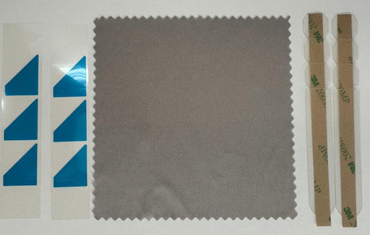 Privacy Screen Adhesive Strips and Mount Holder Tabs