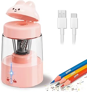 Electric Colored Pencil Sharpener for Kids and Home