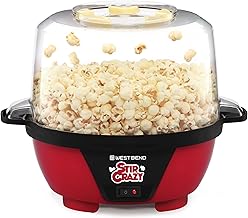 Large 6-Quart Hot Oil Popcorn Popper with Stirring Rod