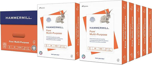 Multipurpose 20 lb Copy Paper, 8.5 x 11, 10 Reams