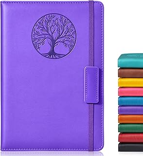 Purple hardcover lined journal for writing and note-taking