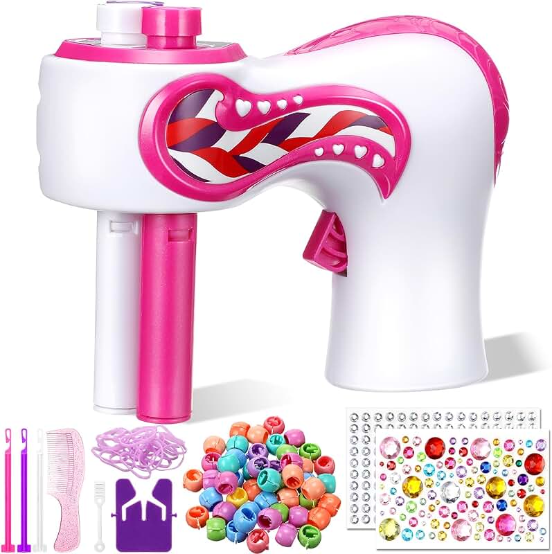 Automatic Hair Braider Machine with Gems and Beads