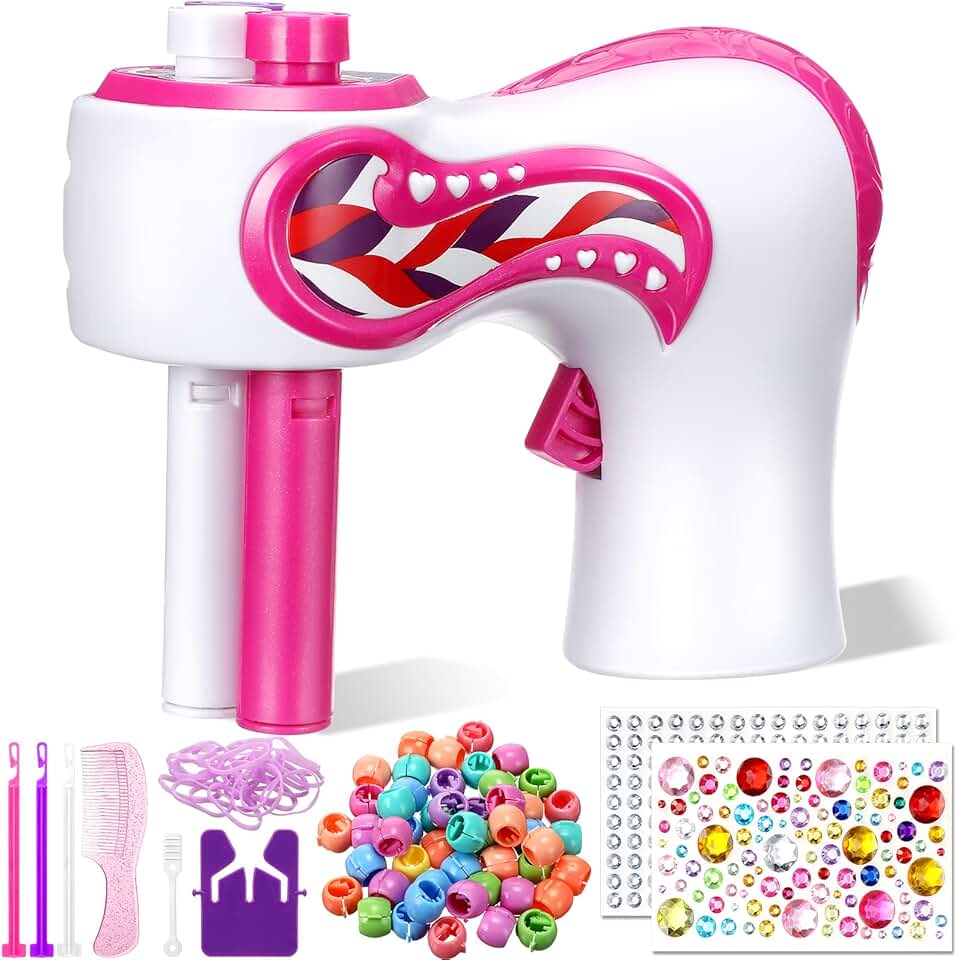 Automatic Hair Braider Machine with Gems and Beads
