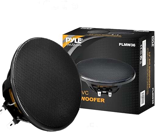 3.5-Inch 20W Car Subwoofer with PP Cone