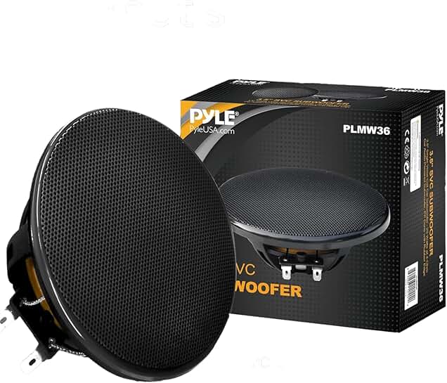 3.5-Inch 20W Car Subwoofer with PP Cone