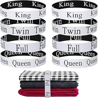 8-Pack Bed Sheet Organizer with Elastic Straps