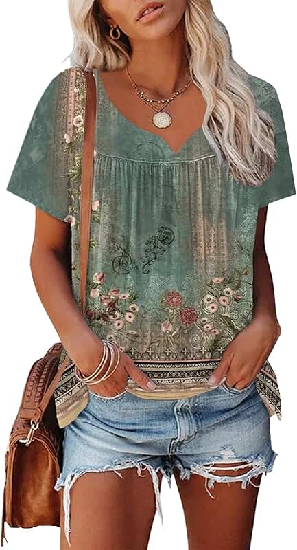 Trendy Summer Boho Floral Tank Top for Women