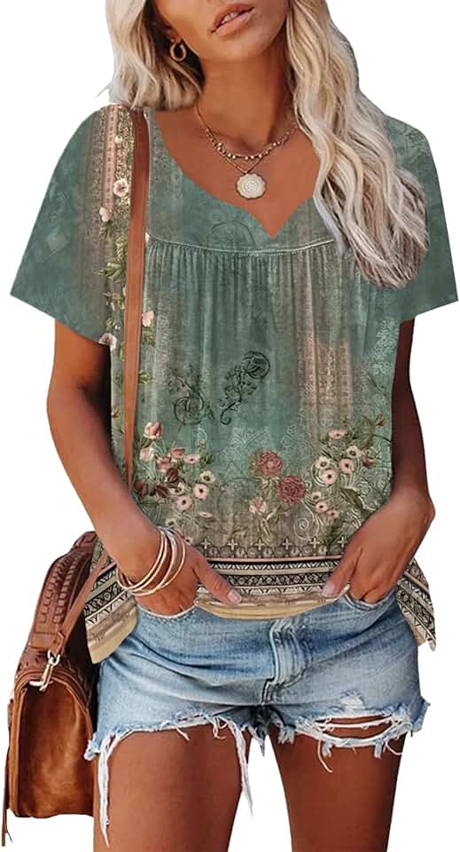 Trendy Summer Boho Floral Tank Top for Women