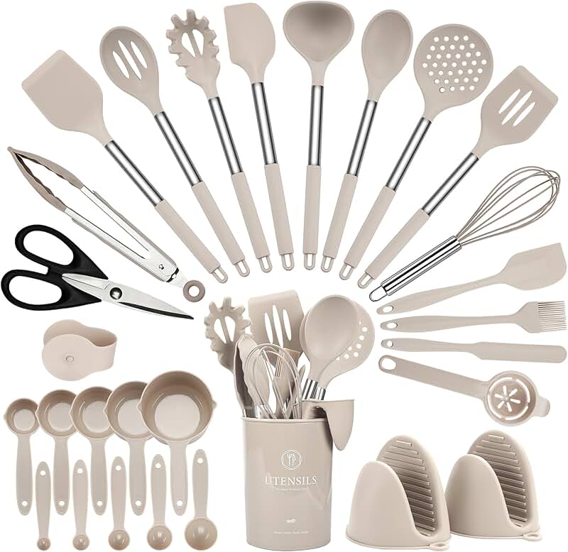 8-Piece Stainless Steel Kitchen Utensil Set