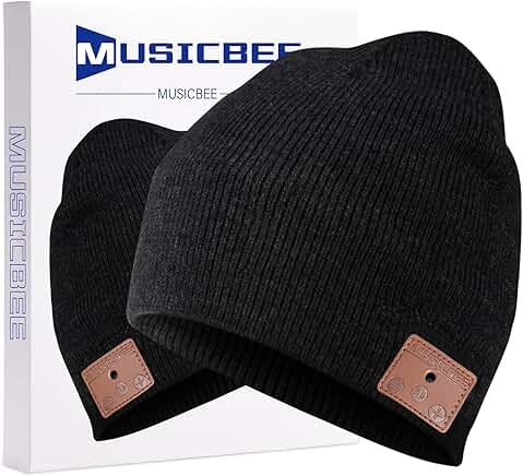 Wireless Knit Beanie with Microphone and Stereo Speakers