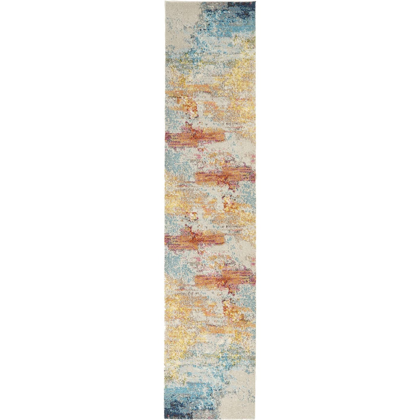 Celestial Modern Abstract Sealife 2'2" x 10' Area Rug, Easy Cleaning, Non Shedding, Bed Room, Living Room, Dining Room, Kitchen 2x10)