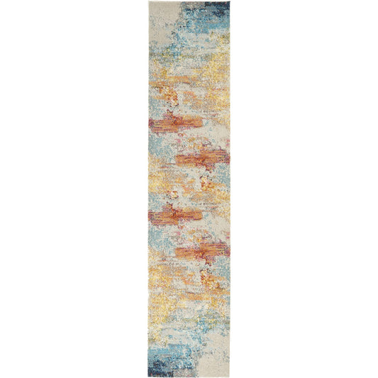 Celestial Modern Abstract Sealife 2'2" x 10' Area Rug, Easy Cleaning, Non Shedding, Bed Room, Living Room, Dining Room, Kitchen 2x10)