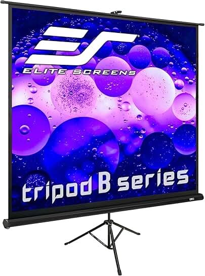 85-Inch Tripod Projector Screen with Stand