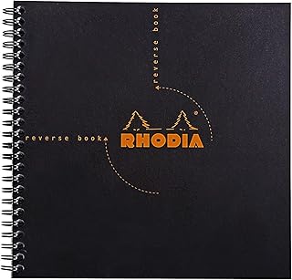Black Rhodia Graph Reverse Standard Notebook