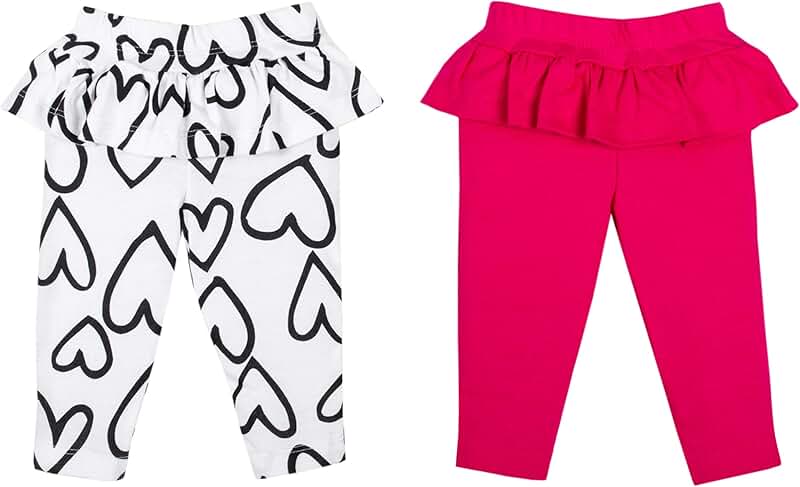 Baby Girl's Ruffle Peplum Leggings Pack