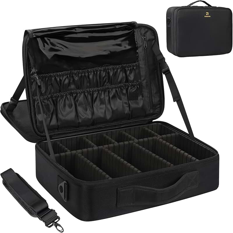 Large Capacity Makeup and Cosmetic Organizer with 3 Layers