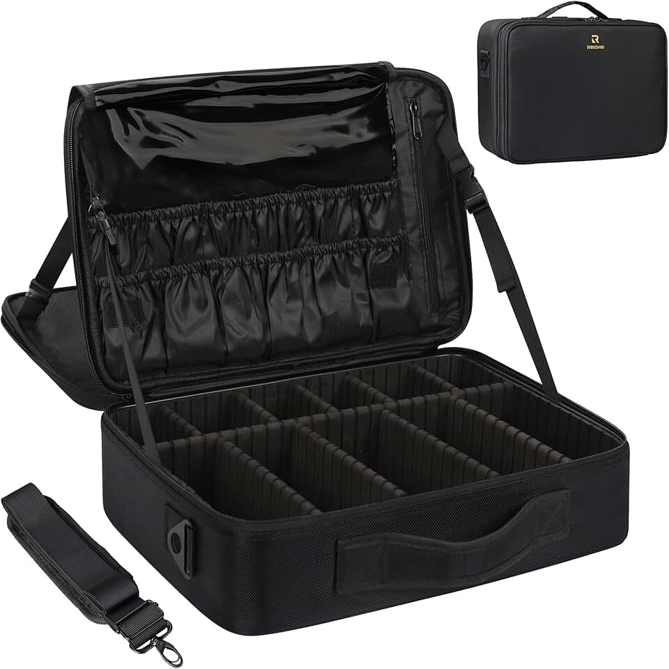 Large Capacity Makeup and Cosmetic Organizer with 3 Layers