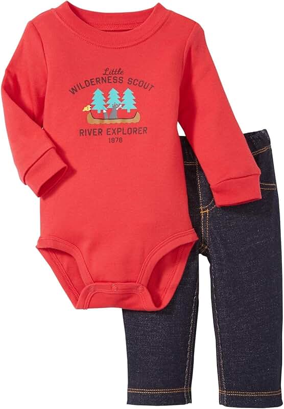 Baby Boys' 2-Piece Wilderness Scout Bodysuit Set