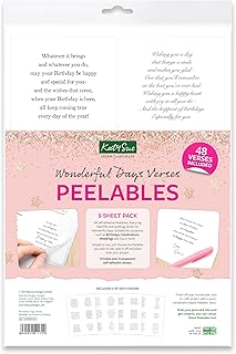 Wonderful Days Peelable Stickers for Card Making