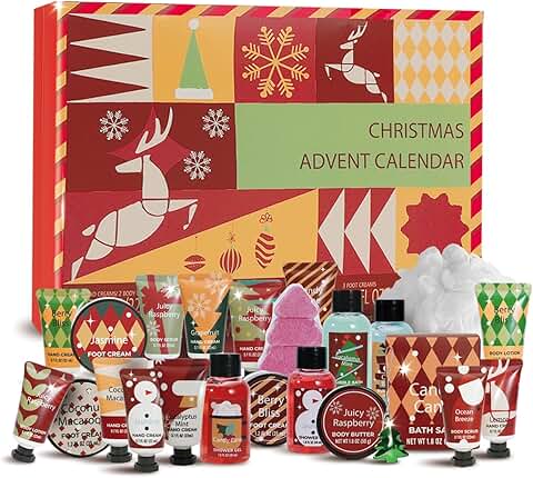 24-Day Women's Skincare Advent Calendar with Gifts