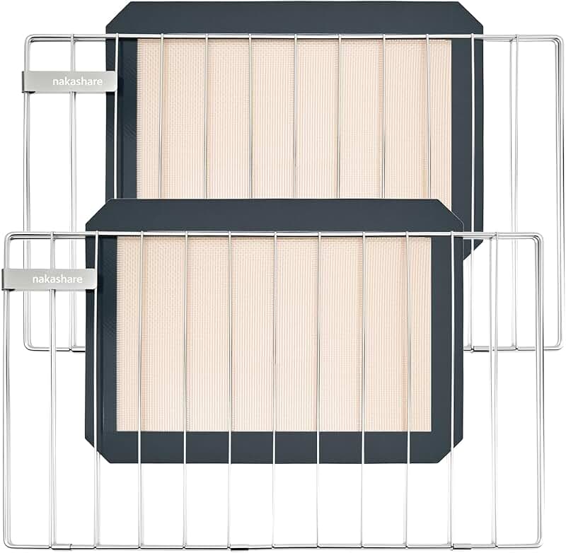 Silicone Baking Mat Holder and Storage Basket (2)