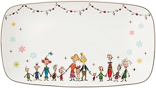 Christmas Grinch Serving Tray, 13.75 x 7.5 inches