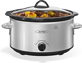 4QT Slow Cooker with Removable Ceramic Pot