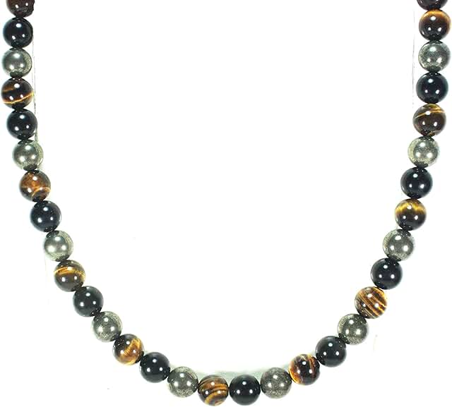 Multistone Crystal Necklace for Men and Women