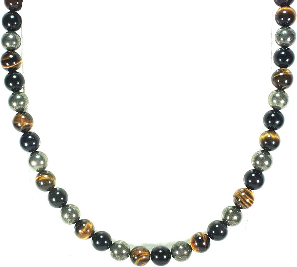 Multistone Crystal Necklace for Men and Women