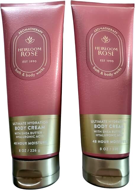 Aromatherapy Rose Body Cream, 8 oz, pack of 2
