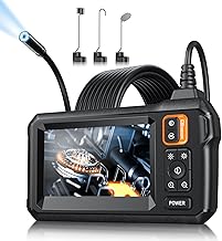 HD Endoscope Camera with Light and 4.3" Screen