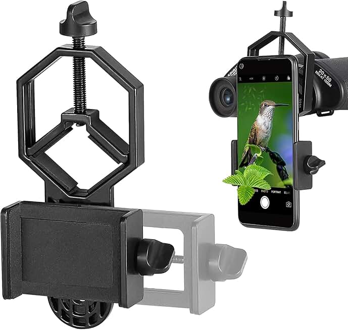 Universal Cell Phone Adapter for Binoculars and Microscopes