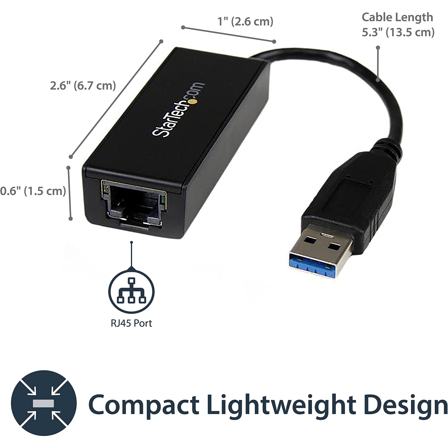 USB 3.0 to Gigabit Ethernet Adapter for Windows and Mac- 10/100/1000 NIC Network Converter - New Version Available USB31000S2 (USB31000S)