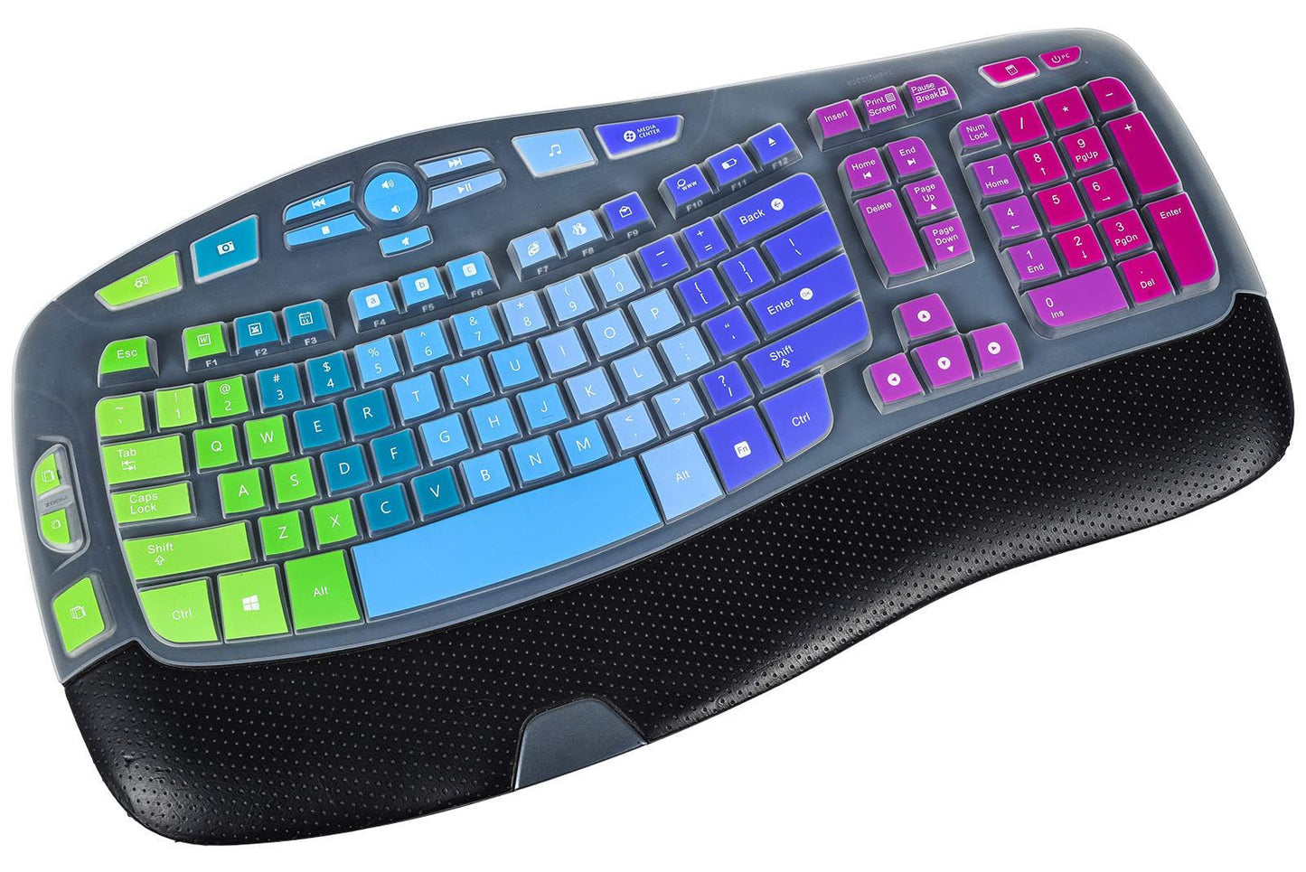 Rainbow Keyboard Cover for Wireless Wave Keyboard