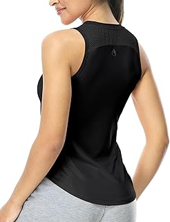 High Neck Sleeveless Workout Tank Top for Women