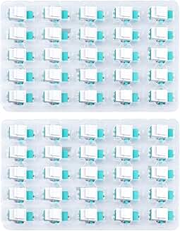 50-Pack LC/OM3 Fiber Optic Coupler Keystone Jacks